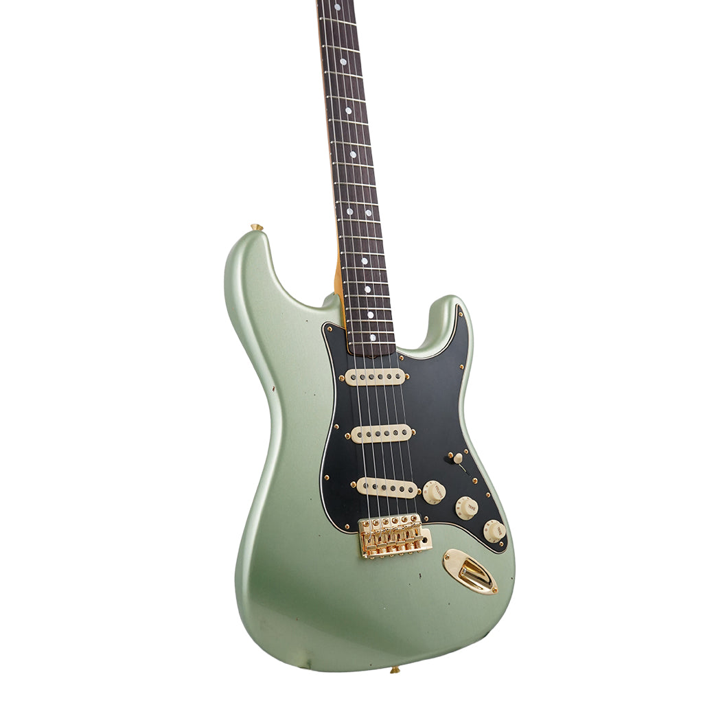 Fender Custom Shop 1965 Dual Mag Stratocaster Journeyman Relic Aged Sage Green Metallic