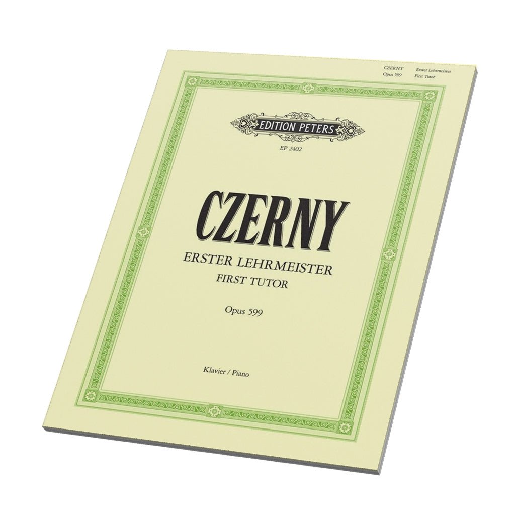Czerny First Tutor Op 599 100 Short Exercises - Book Books Sky Music