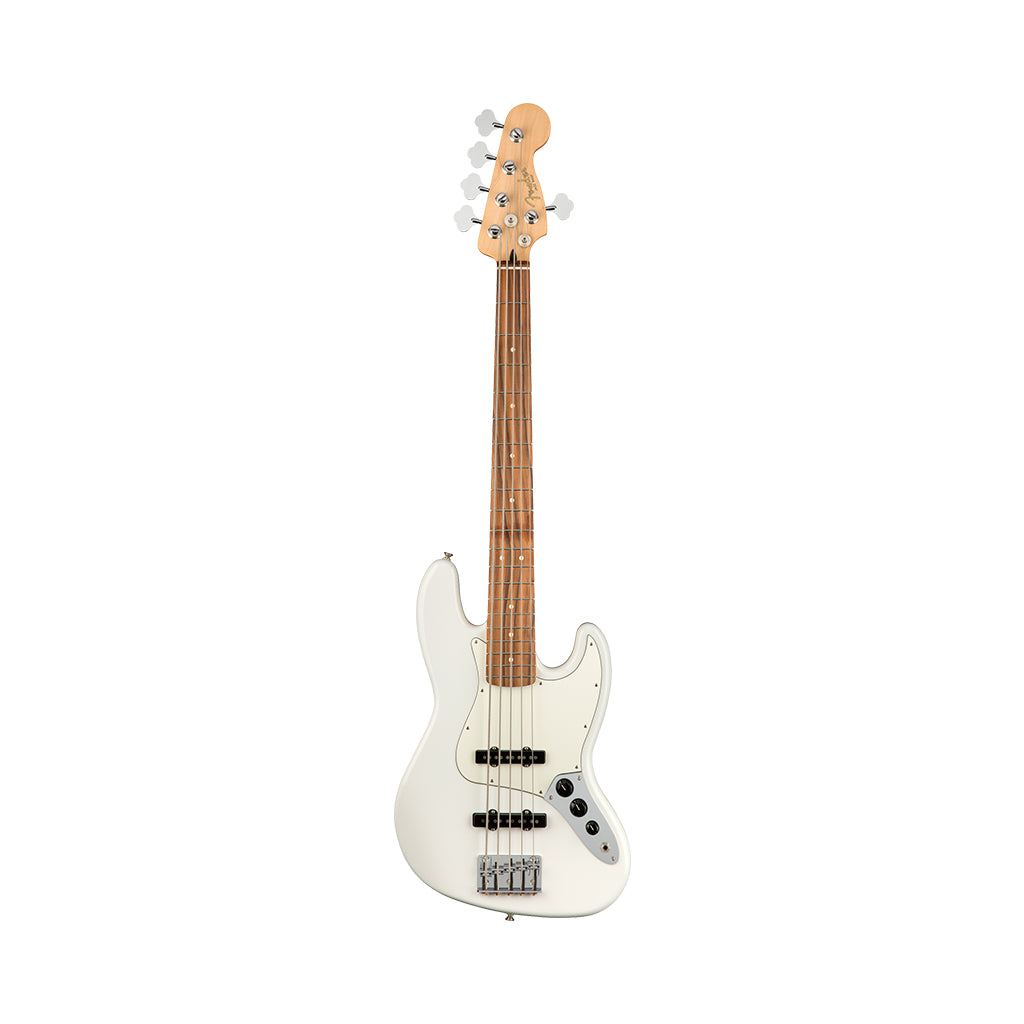 Fender Player Jazz Bass V Pau Ferro Fingerboard - Polar White