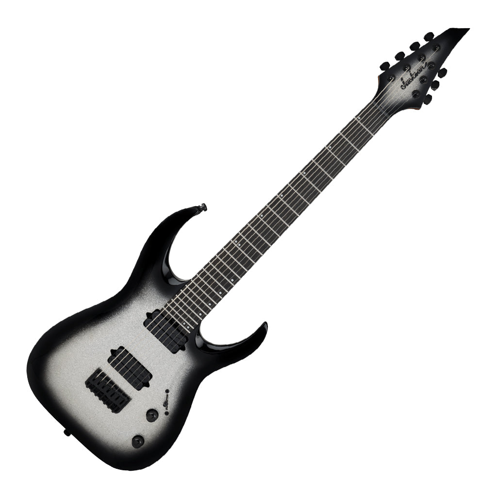 Jackson Pro Series Misha Mansoor Juggernaut HT7 Electric Guitar Silverburst Sparkle Ebony Fingerboard