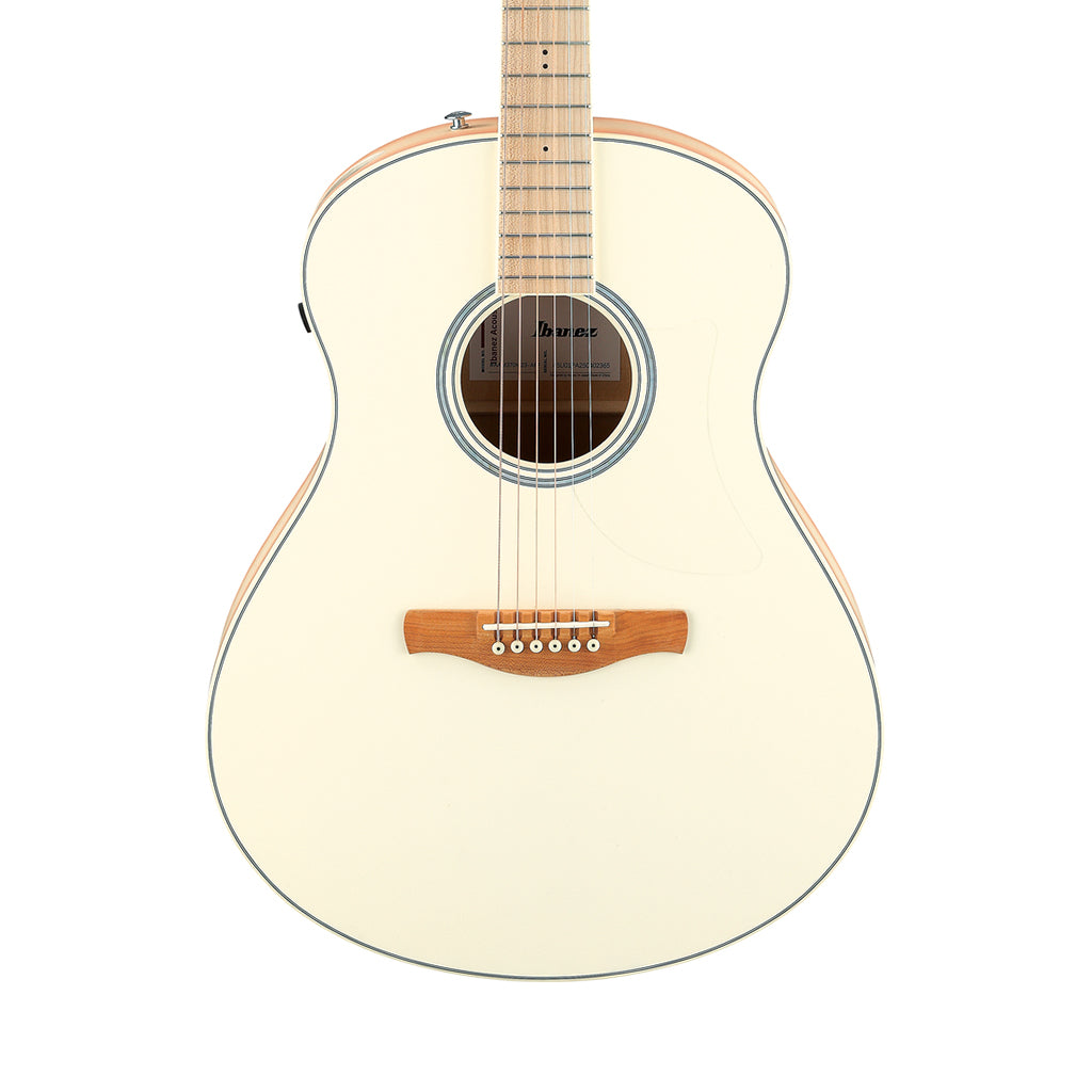 Ibanez AAM370M2E Auditorium Acoustic/Electric Guitar - Transparent Antique White Peach Fuzz Open Pore