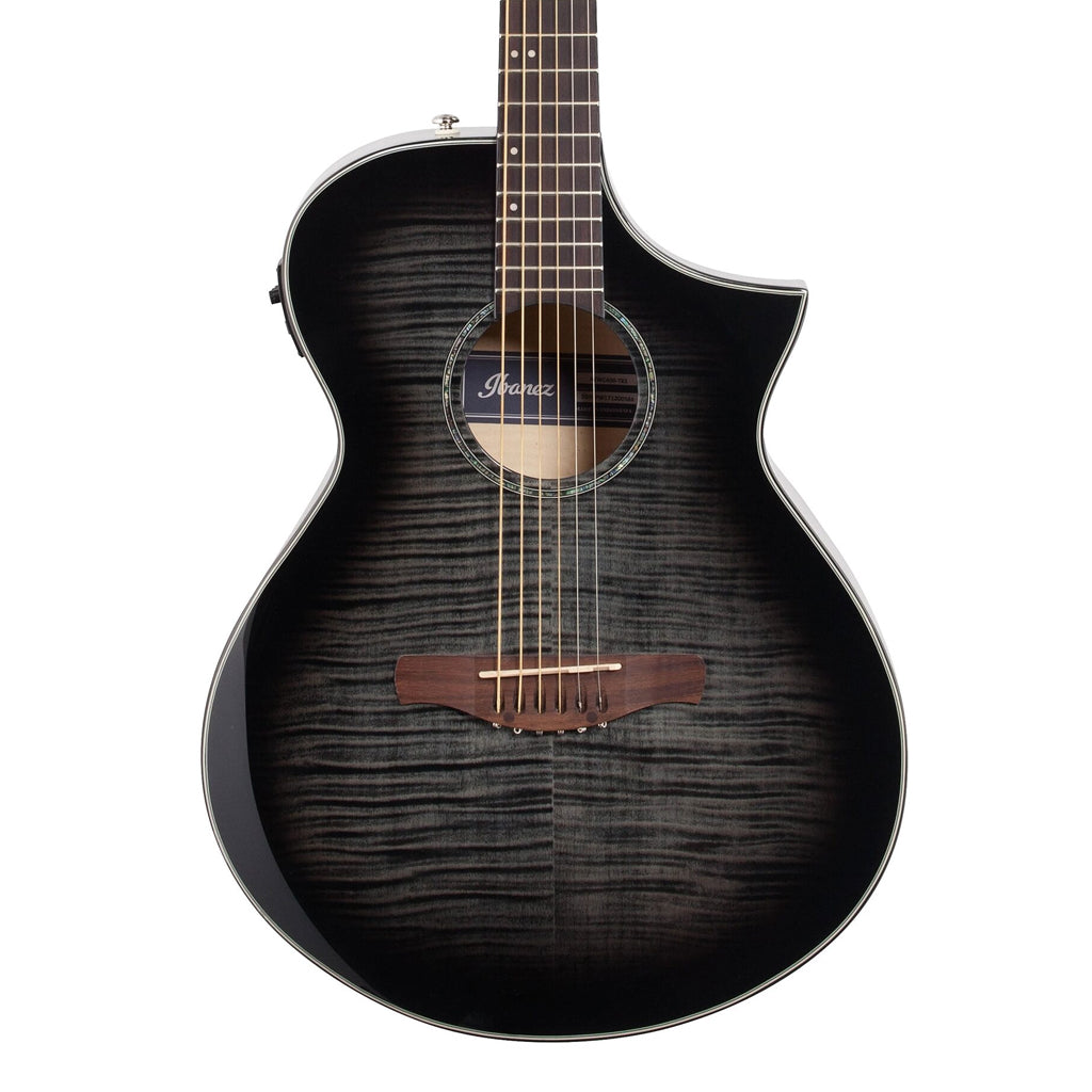 Ibanez - AEWC400 Acoustic-Electric Guitar - Transparent Black Sunburst