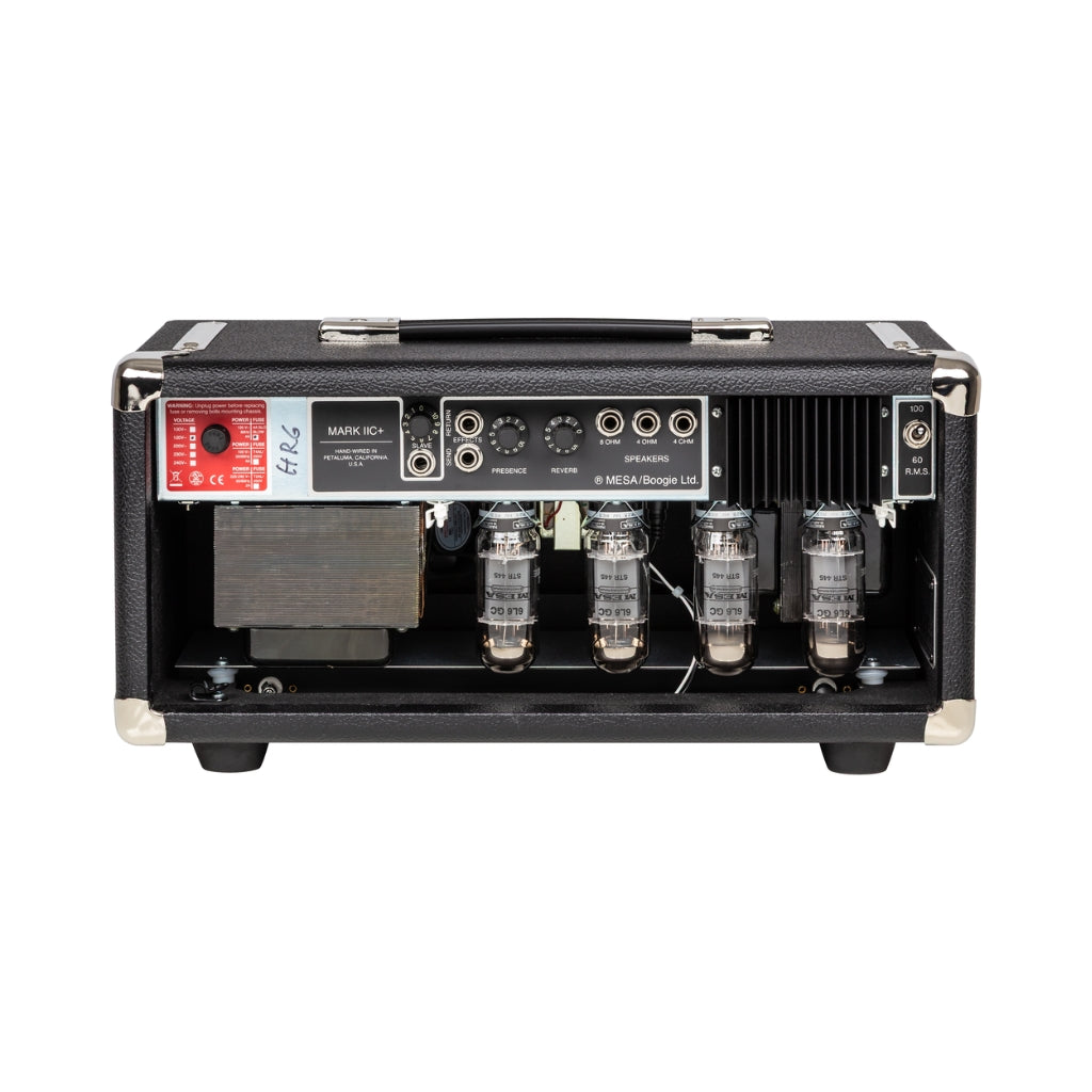 Mesa/Boogie - Mark IIC+ HRG 100-watt Amplifier Head - Black with Wicker Grille