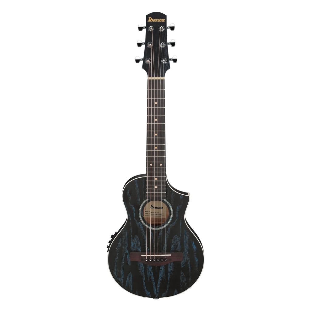 Ibanez - EWP16EWB Open Pore Mini Acoustic-Electric Guitar - Galaxy Aqua