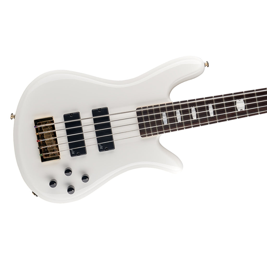Spector - Icon NS-5 5-string Electric Bass Guitar - White Gloss