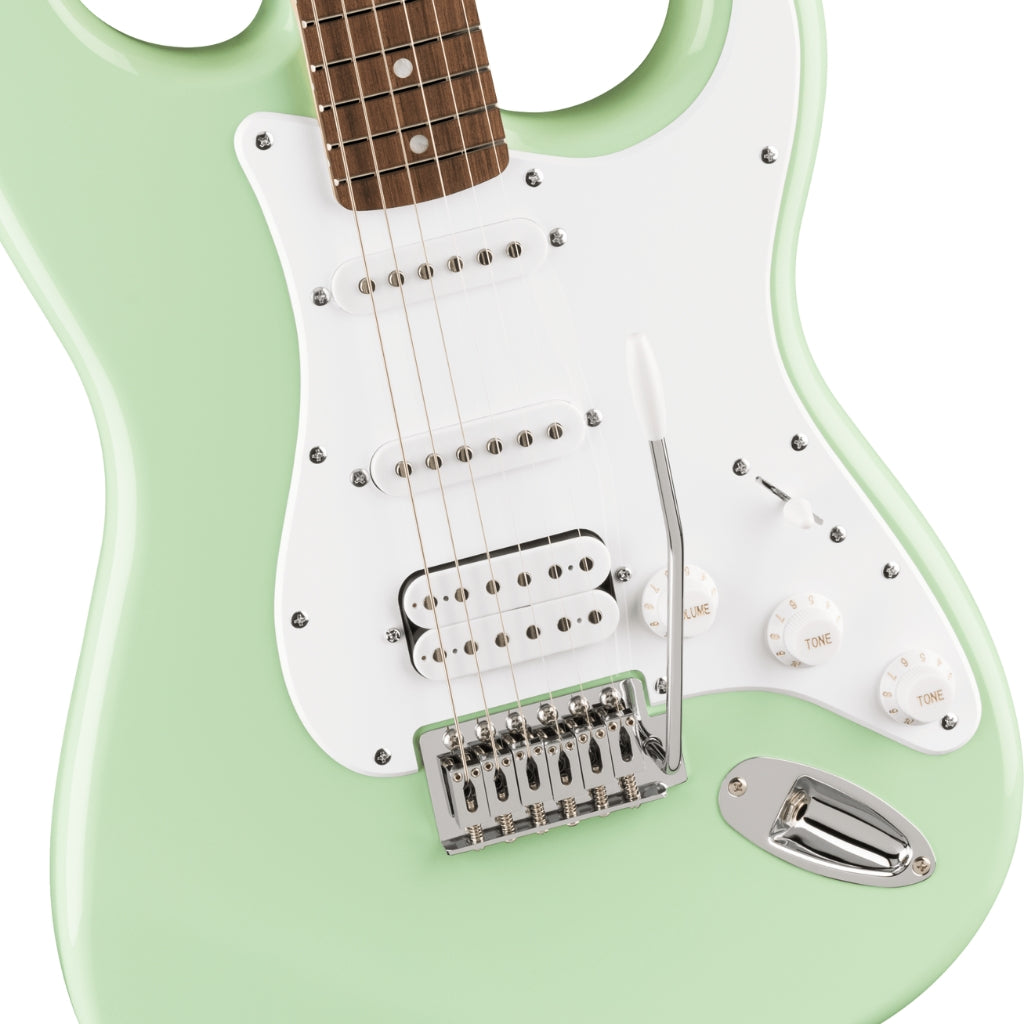 Squier - FSR Squier Sonic Stratocaster HSS Electric Guitar - Surf Green, Laurel Fingerboard