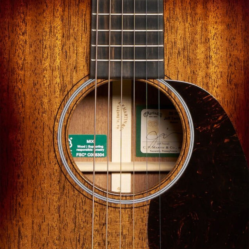 Martin - 00DB Jeff Tweedy Acoustic Guitar - Tweedy Burst