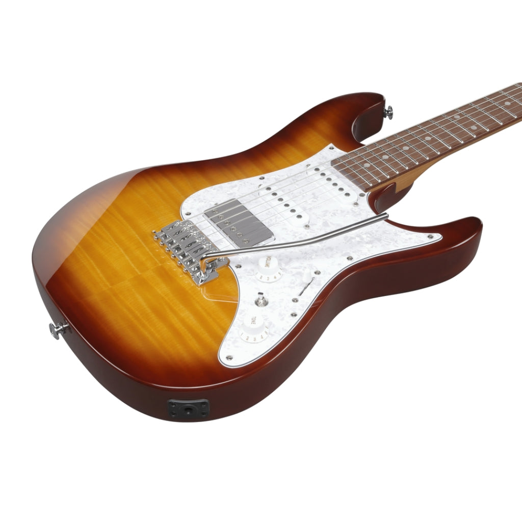 Ibanez - AZ22S1F TXB Electric Guitar Bundle With BIGMINI Tuner -  Violin Sunburst