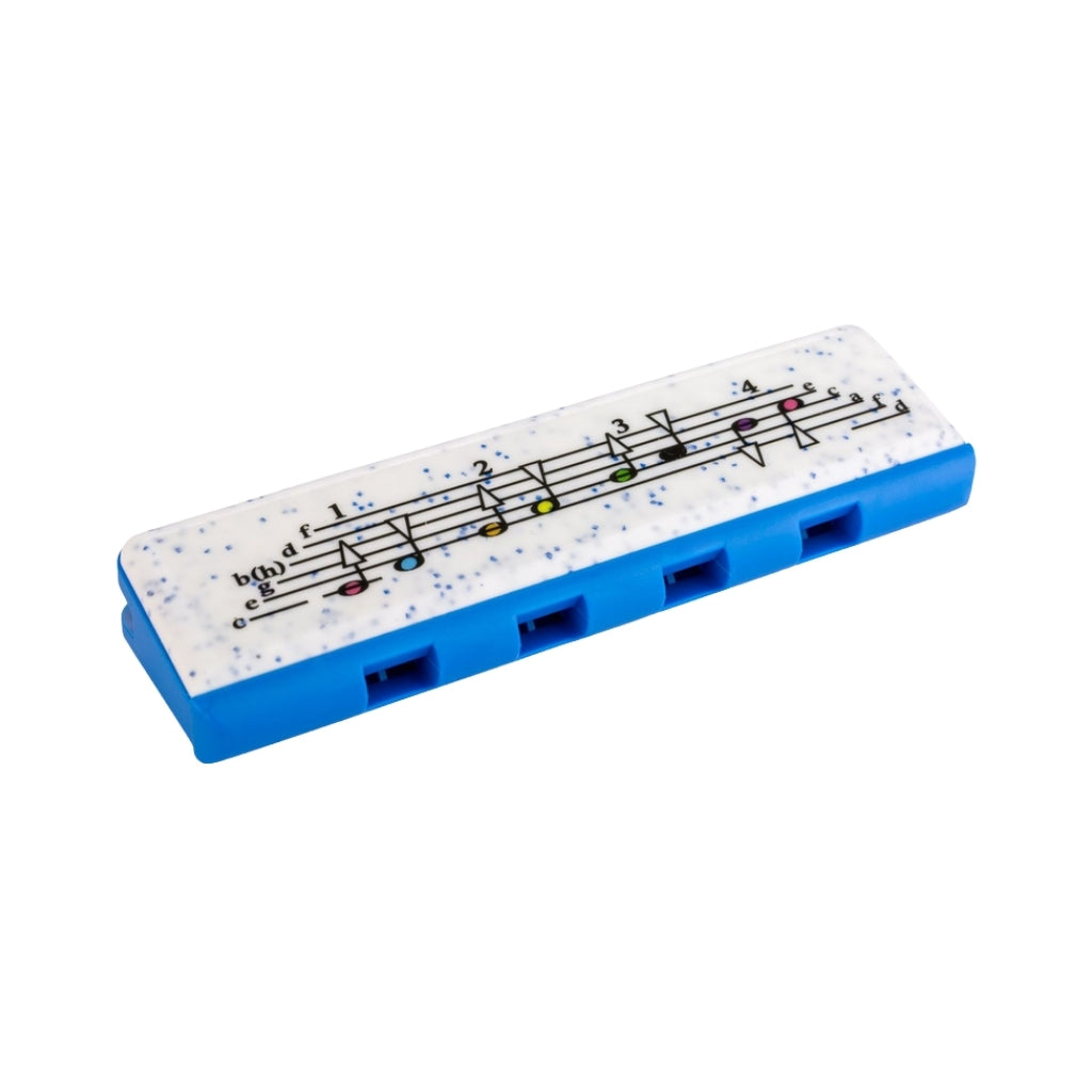 Hohner Speedy Diatonic Beginner Harmonica - Dark Blue/Light Blue
