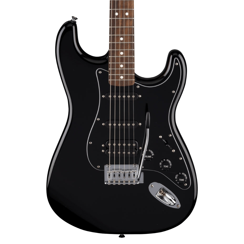 Fender - Standard Stratocaster HSS, Laurel Fingerboard Electric Guitar - Black