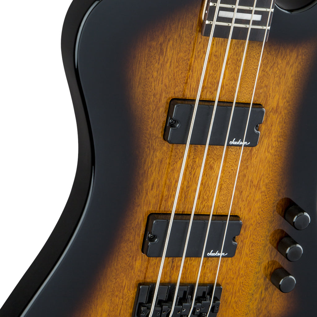 Jackson - JS Series Kelly Bird IV JS2 Bass Guitar - Tobacco Burst, Amaranth Fingerboard