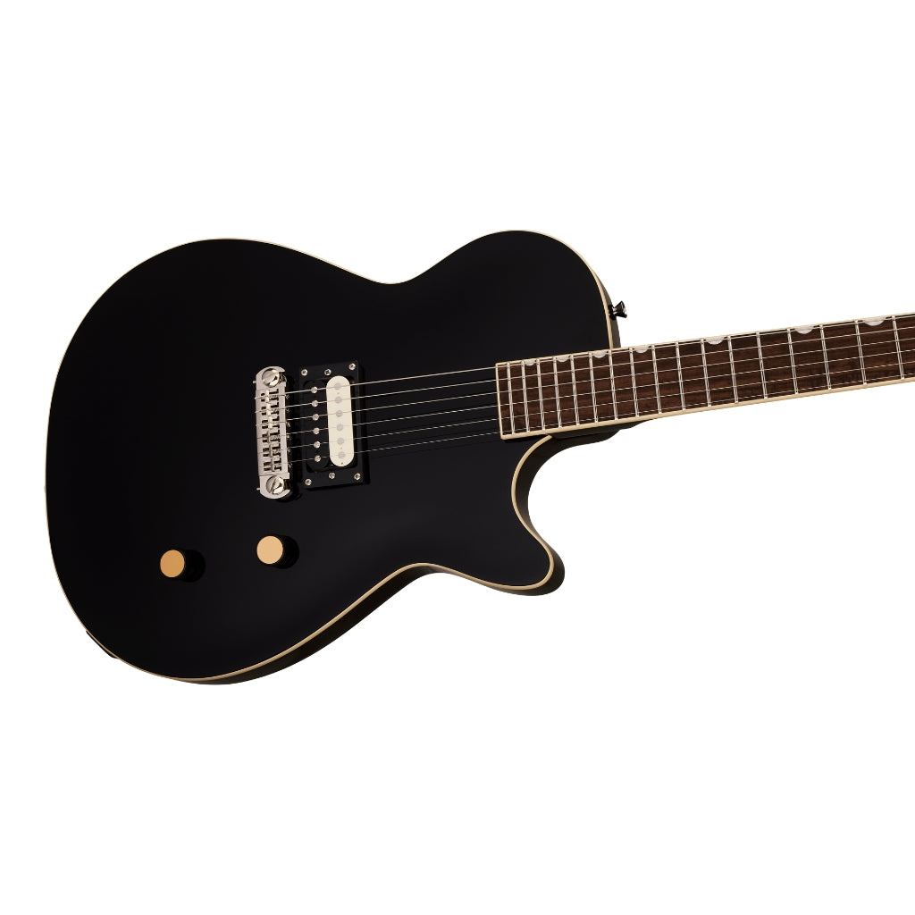 Gretsch Streamliner Jet 1 Pickup Electric Guitar - Jet Black, Laurel Fingerboard