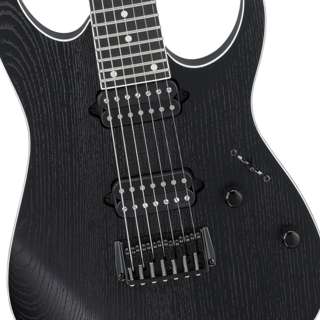 Ibanez - Prestige RGR762AHBF 7-String Electric Guitar - Weathered Black