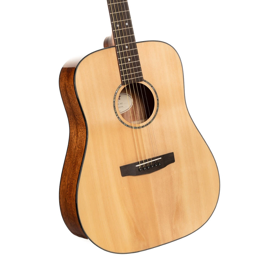 Cort - Earth60 Dreadnought Acoustic Guitar - Open Pore Natural