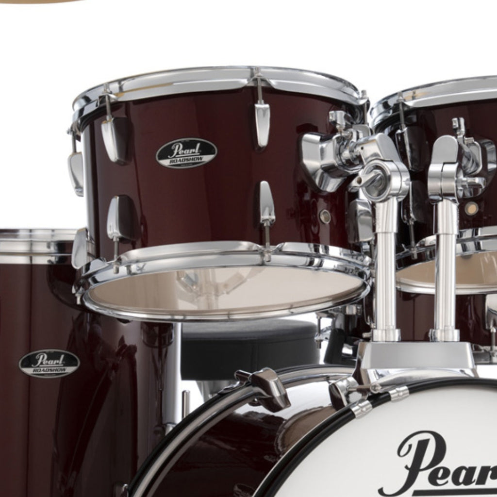Pearl - Roadshow 20" 5pc Fusion Drum Kit with Hardware and Cymbals - Red Wine
