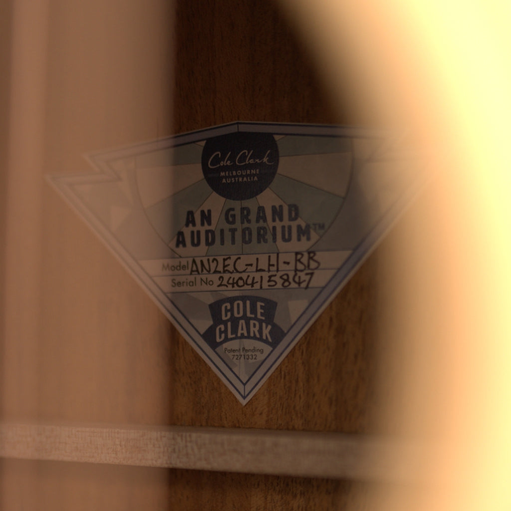 Cole Clark - CCAN2EC-BB Angel Bunya Blackwood Left-Handed - Acoustic Guitar