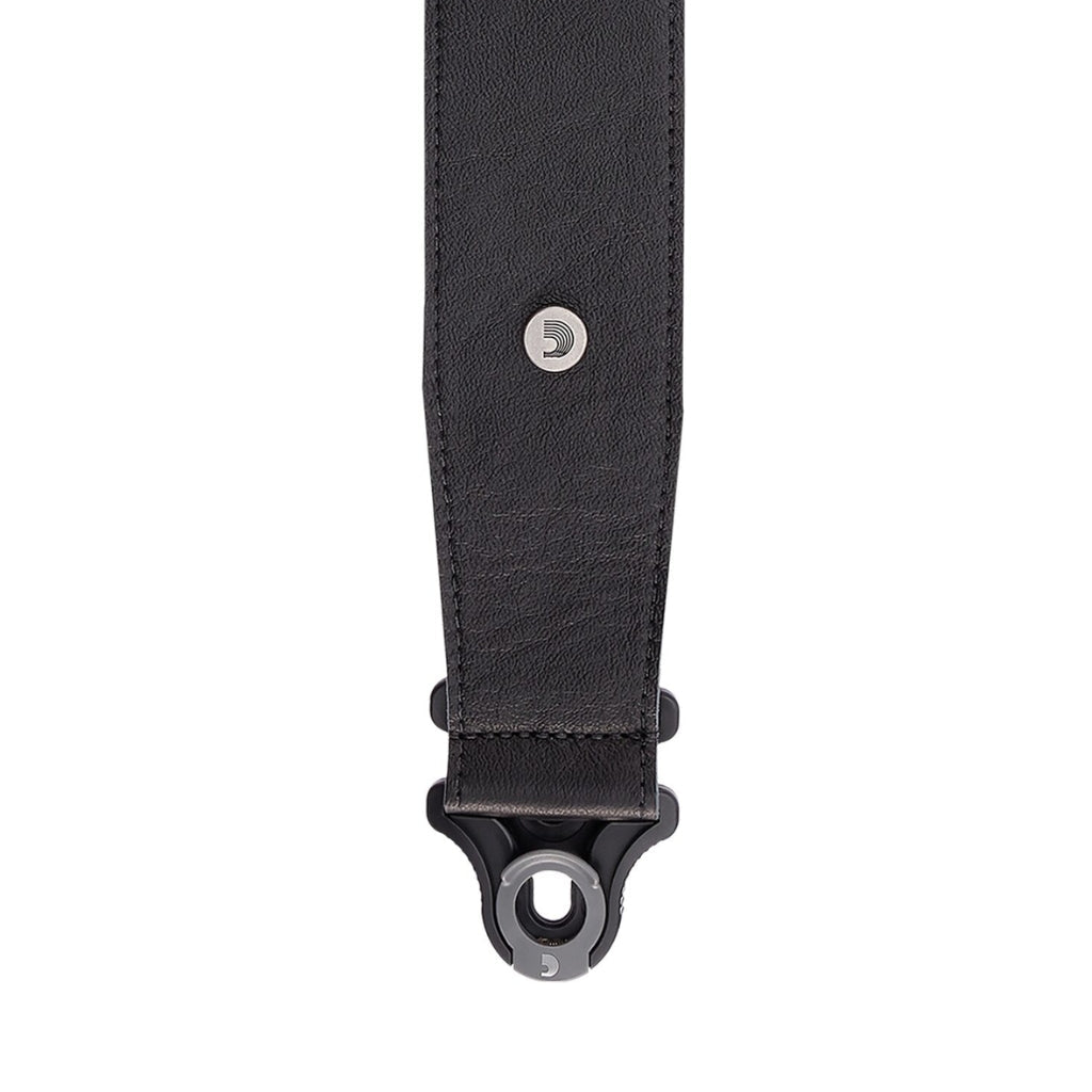 D'Addario Comfort Leather Auto Lock Guitar Strap - Black Guitar Straps Sky Music