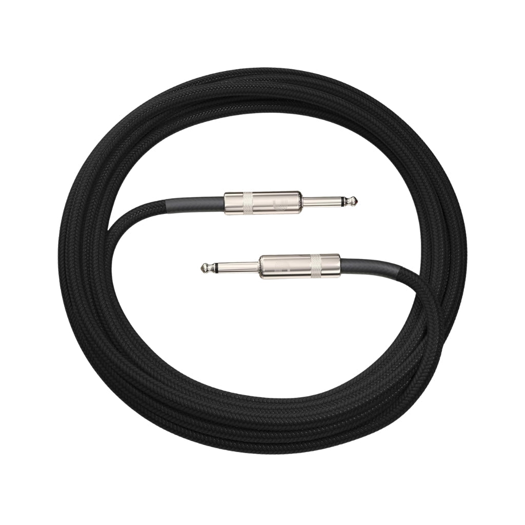D'Addario Custom Series 10ft Braided Instrument Cable - Black Tweed Instrument Cables Sky Music