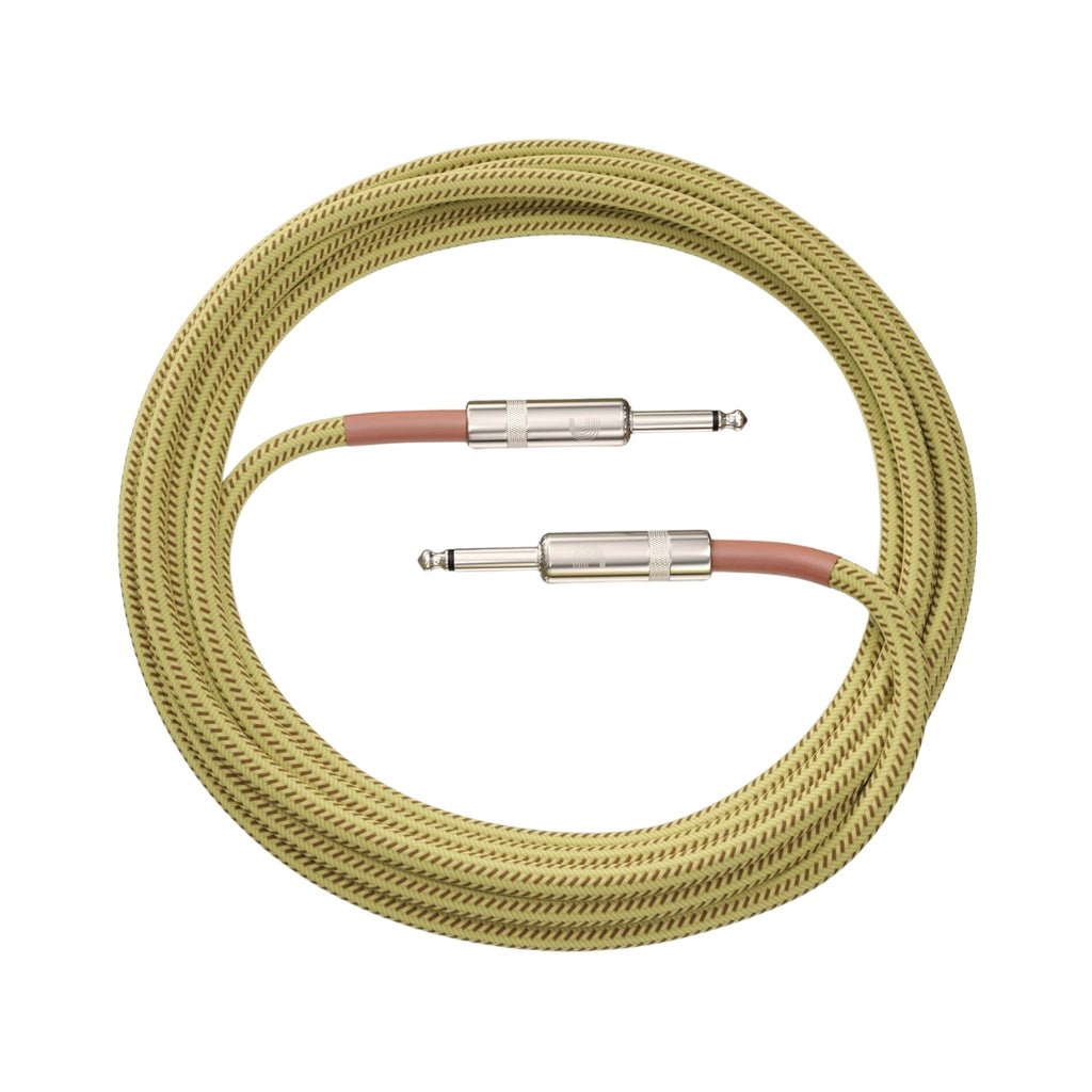 D'Addario Custom Series 10ft Braided Instrument Cable - Tweed Instrument Cables Sky Music