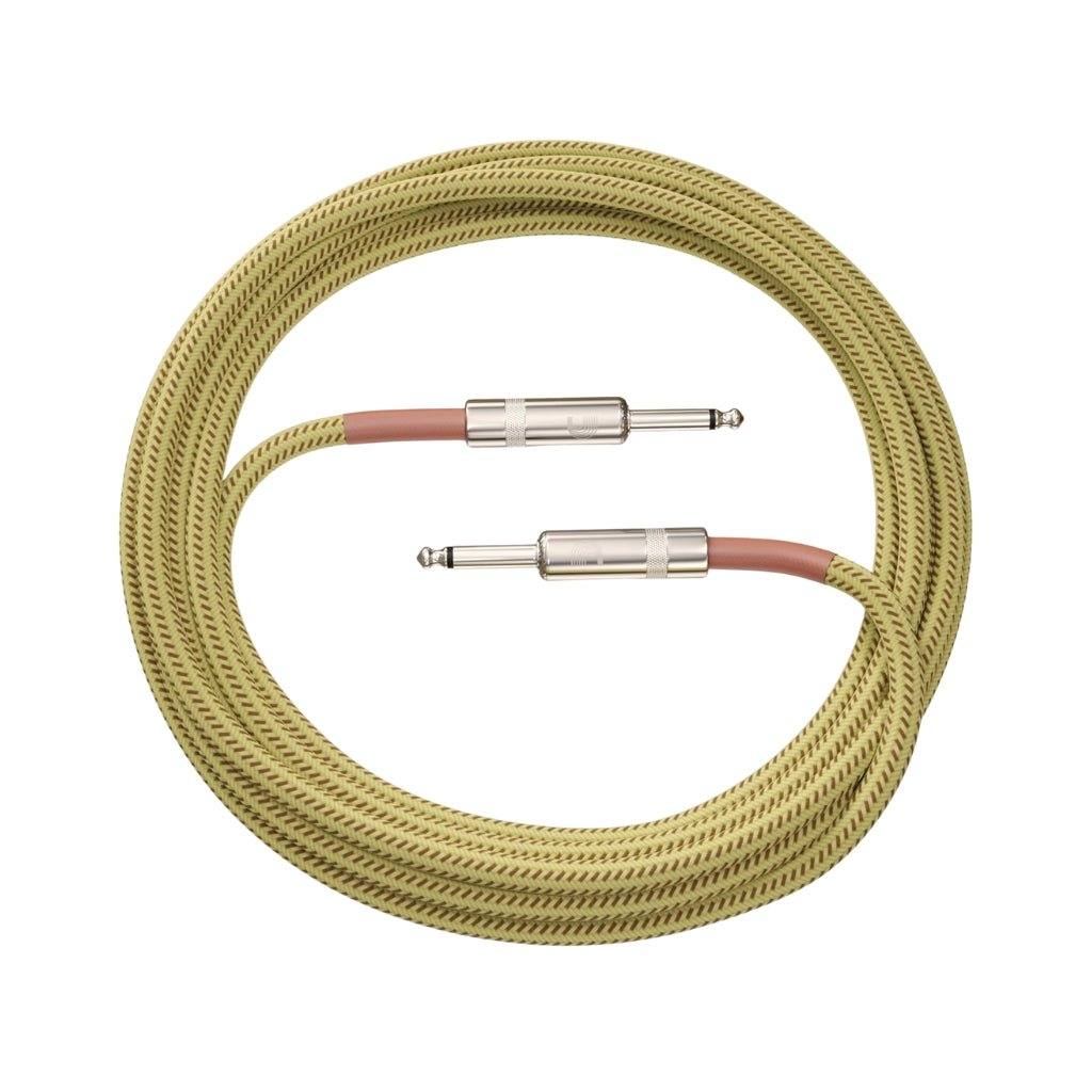D'Addario Custom Series 20ft Braided Instrument Cable - Tweed Instrument Cables Sky Music