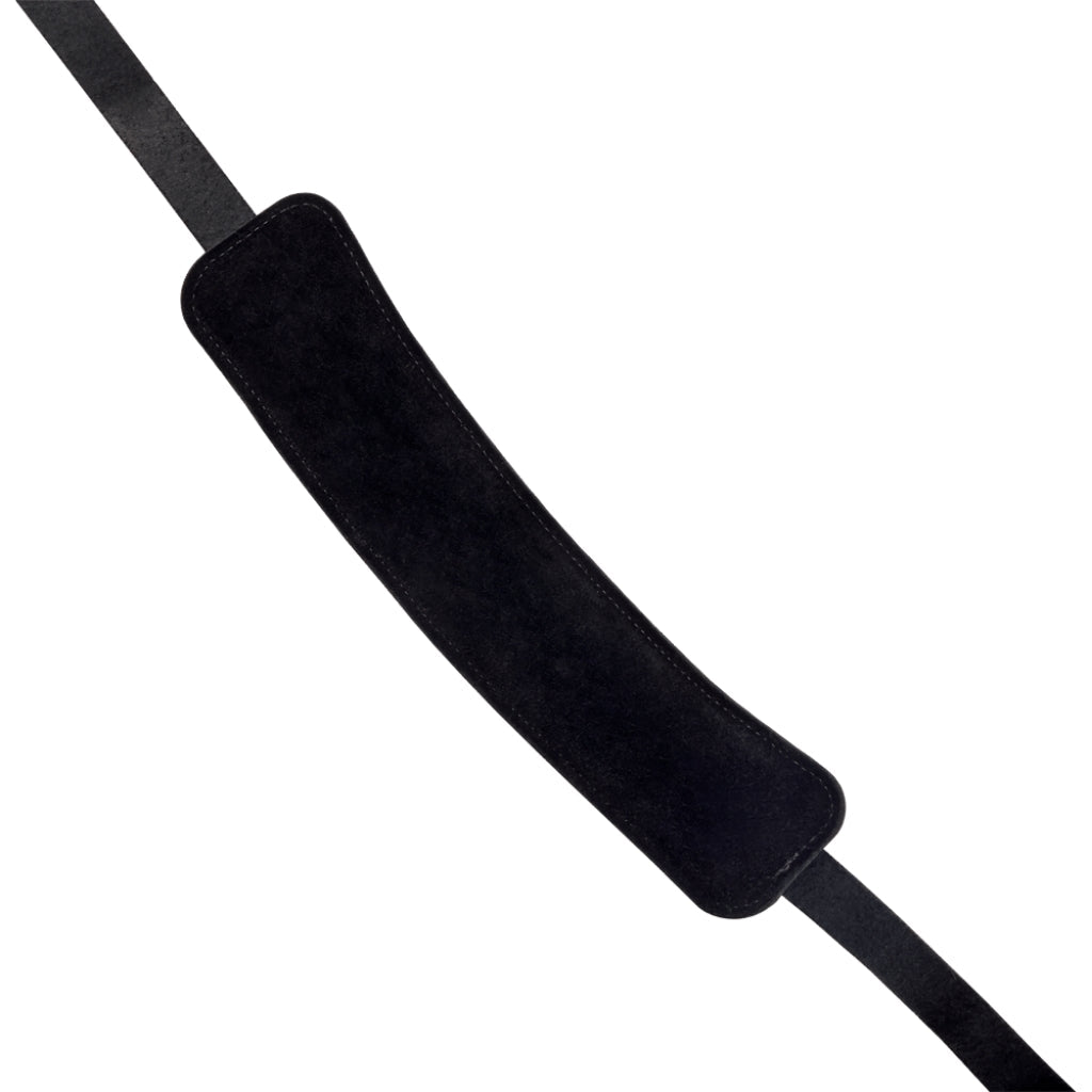 D'Addario John Lennon Signature Strap - Black Leather w/Pad Guitar Straps Sky Music