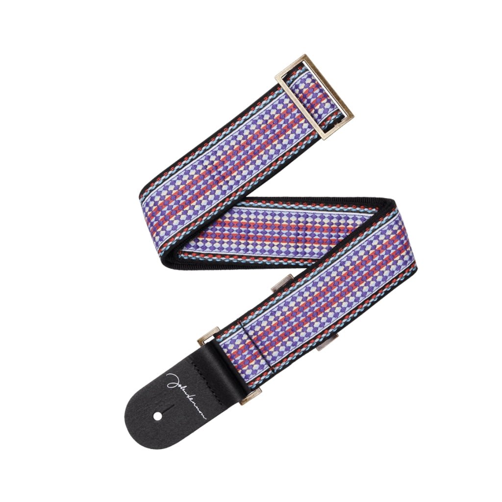 D'Addario John Lennon Signature Strap - Live in NYC Jacquard Guitar Straps Sky Music