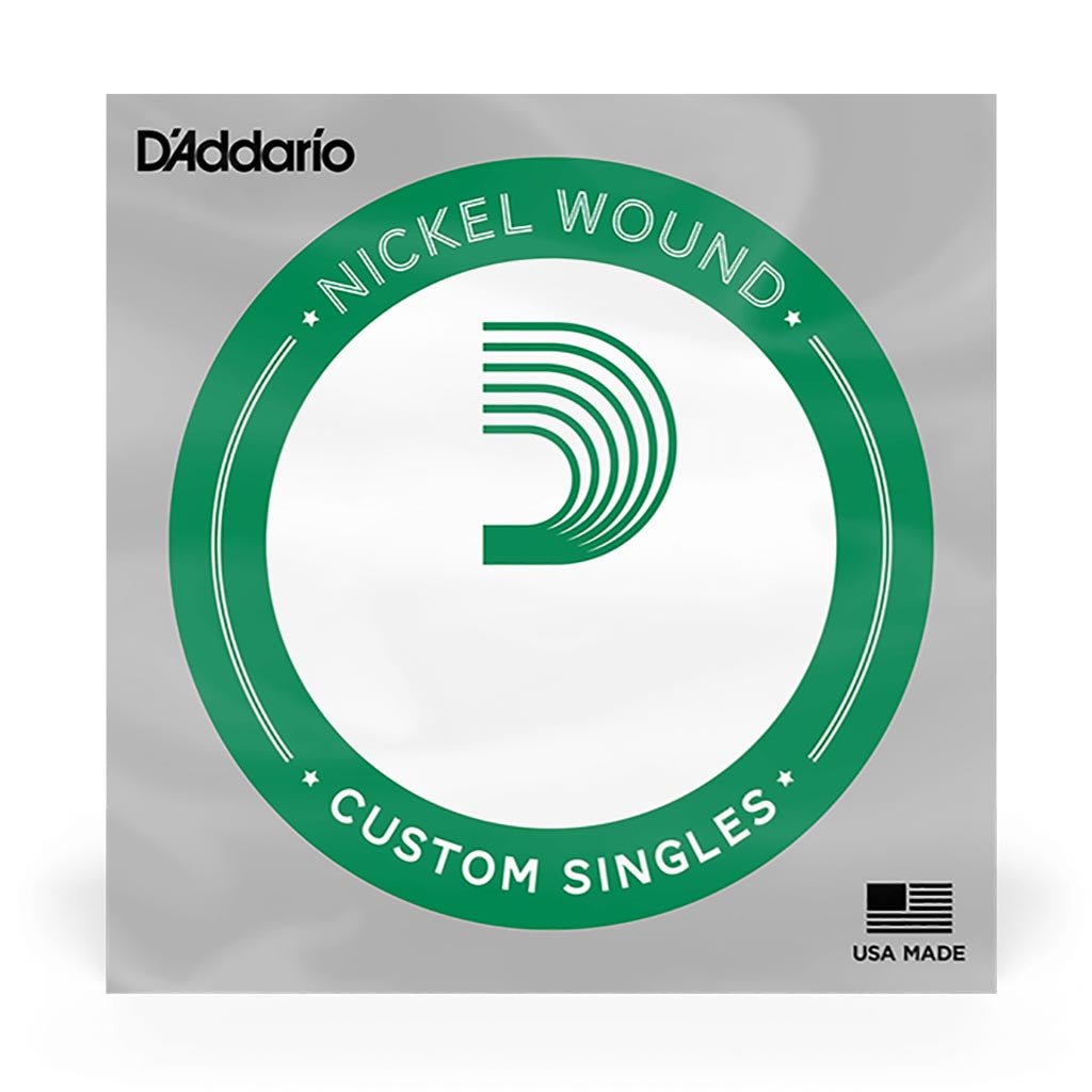 D'Addario - NW026 - Nickel Wound Single String 0.26 - Electric Guitar Strings Fretted Instrument Strings Sky Music