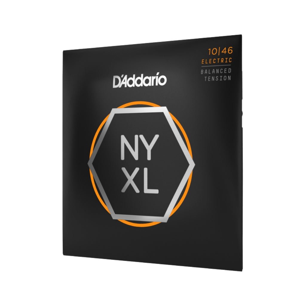 D'Addario NYXL1046BT NYXL Nickel Wound Electric Guitar Strings - .010-.046 Balanced Tension Regular Light Guitar Strings Sky Music
