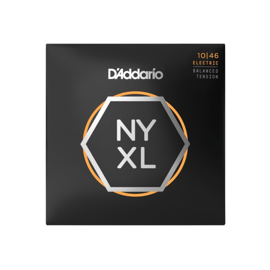 D'Addario NYXL1046BT NYXL Nickel Wound Electric Guitar Strings - .010-.046 Balanced Tension Regular Light Guitar Strings Sky Music