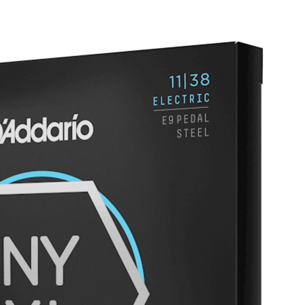D'Addario NYXL1138PS NYXL Nickel Wound Electric Guitar Strings for E9th Pedal Steel -.011-.038 Regular Light Guitar Strings Sky Music