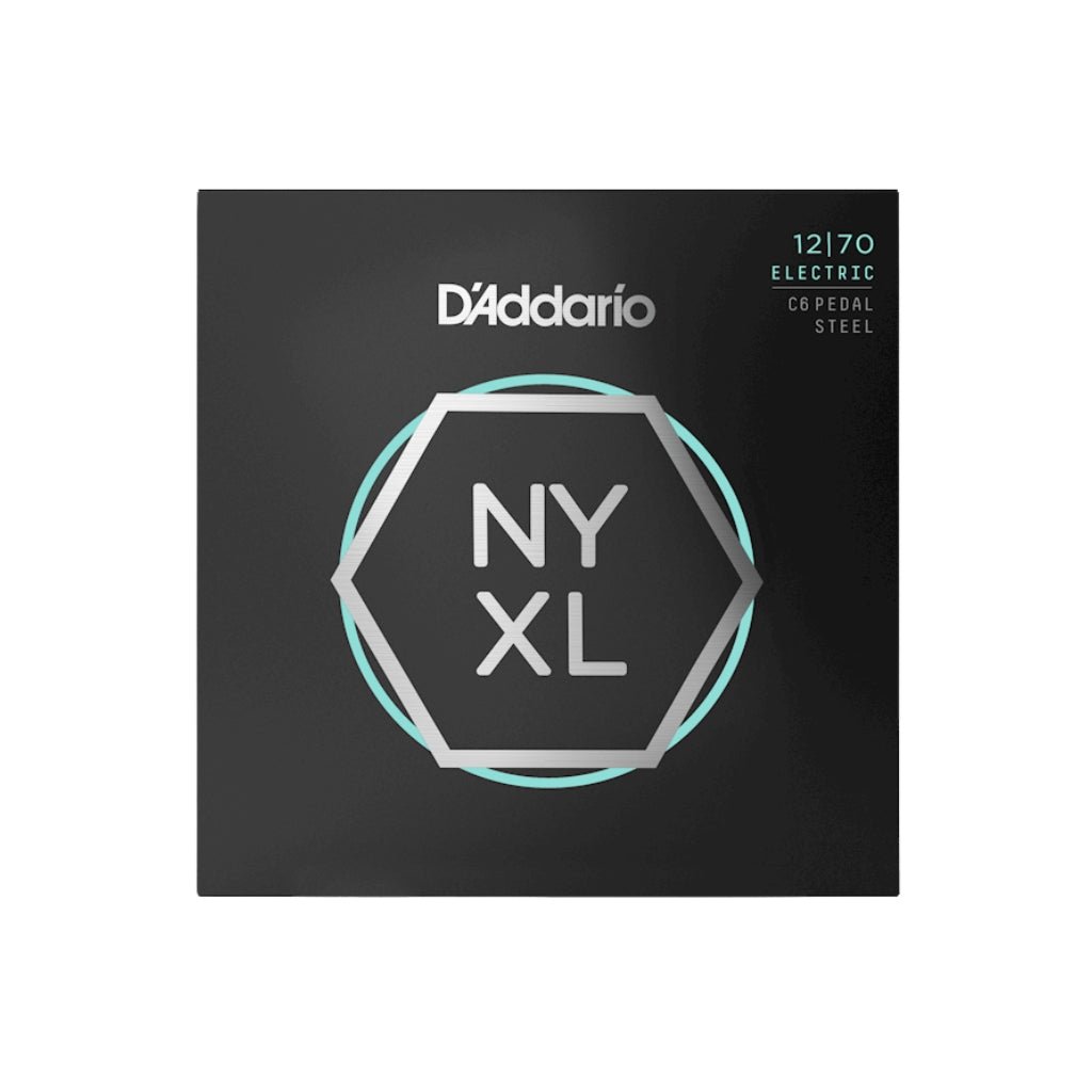 D'Addario NYXL1270PS NYXL Nickel Wound Strings for C6th Pedal Steel - .012-.070, Custom Medium Guitar Strings Sky Music