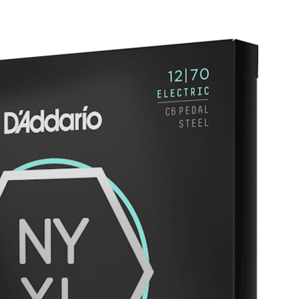 D'Addario NYXL1270PS NYXL Nickel Wound Strings for C6th Pedal Steel - .012-.070, Custom Medium Guitar Strings Sky Music