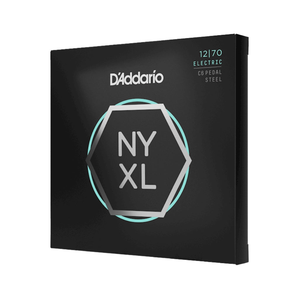 D'Addario NYXL1270PS NYXL Nickel Wound Strings for C6th Pedal Steel - .012-.070, Custom Medium Guitar Strings Sky Music