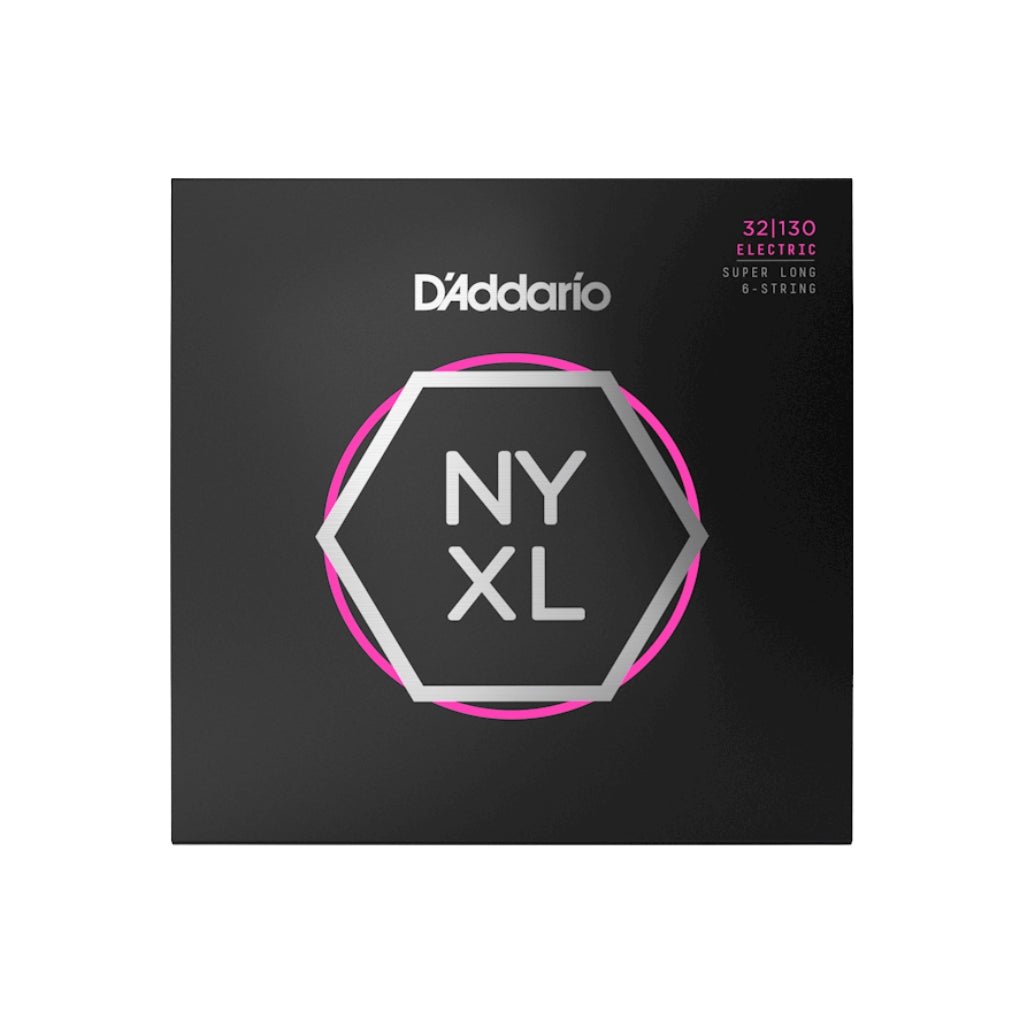 D'Addario NYXL32130SL NYXL Super Long 6-string Bass Strings - .032-.130 Guitar Strings Sky Music