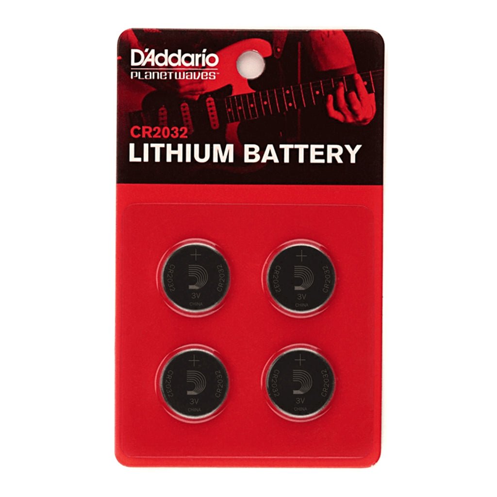 D'Addario Planet Waves CR2032 Battery 4 Pack Power Sky Music