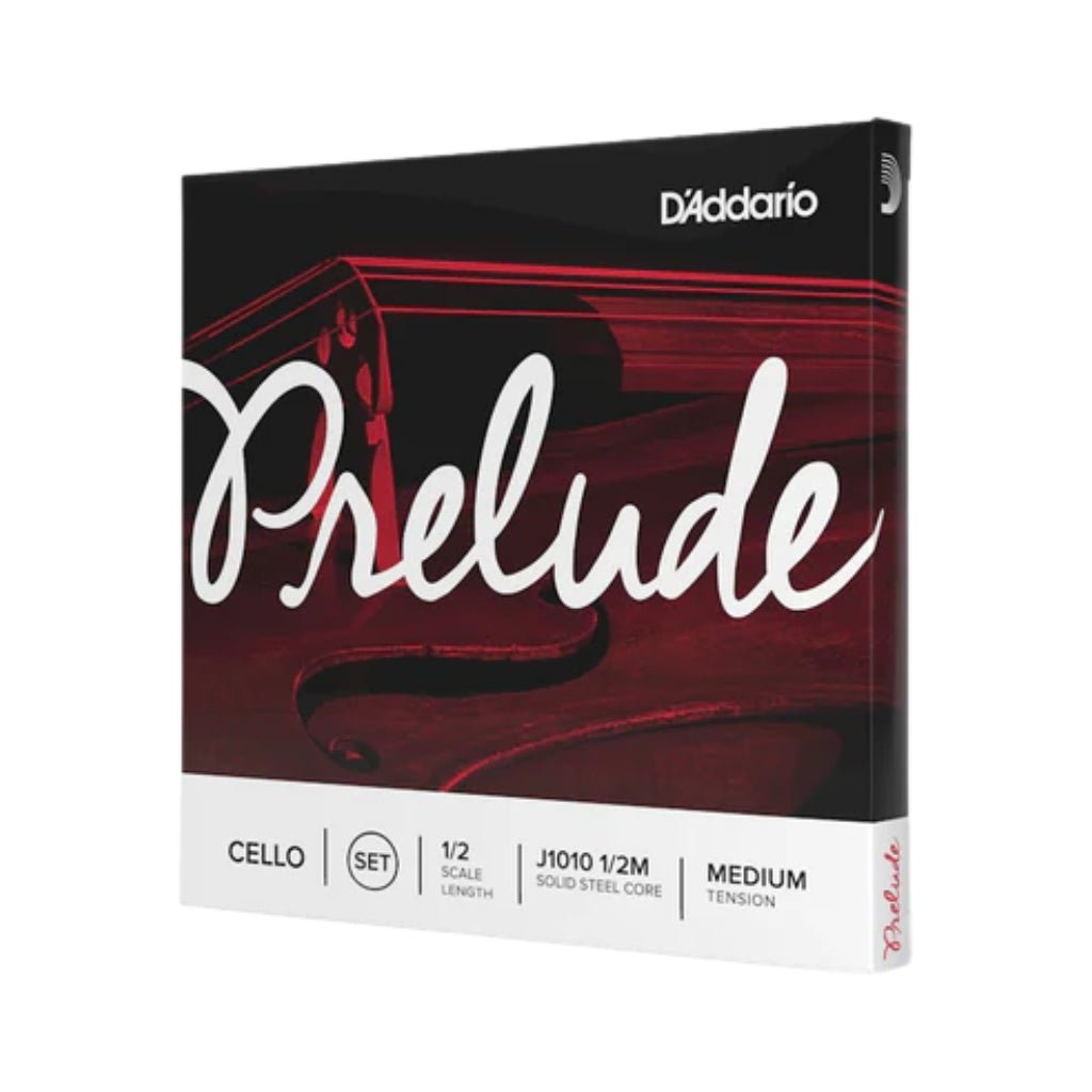 D'Addario Prelude Cello String Set 1/2 Scale - Medium Tension Orchestral Strings Sky Music