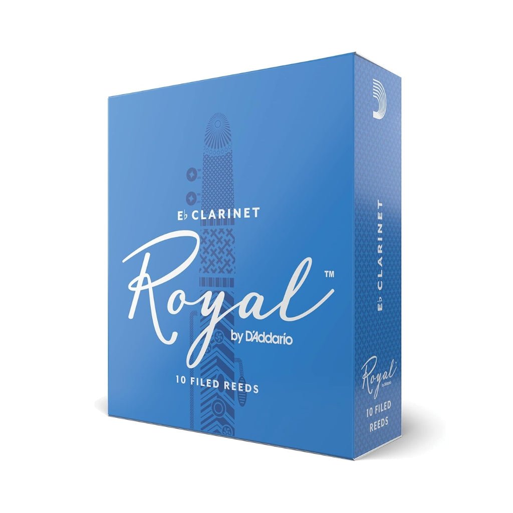 D'Addario Royal Bb Clarinet Reeds - 3.0, 10-pack Brass &amp; Woodwind Accessories Sky Music