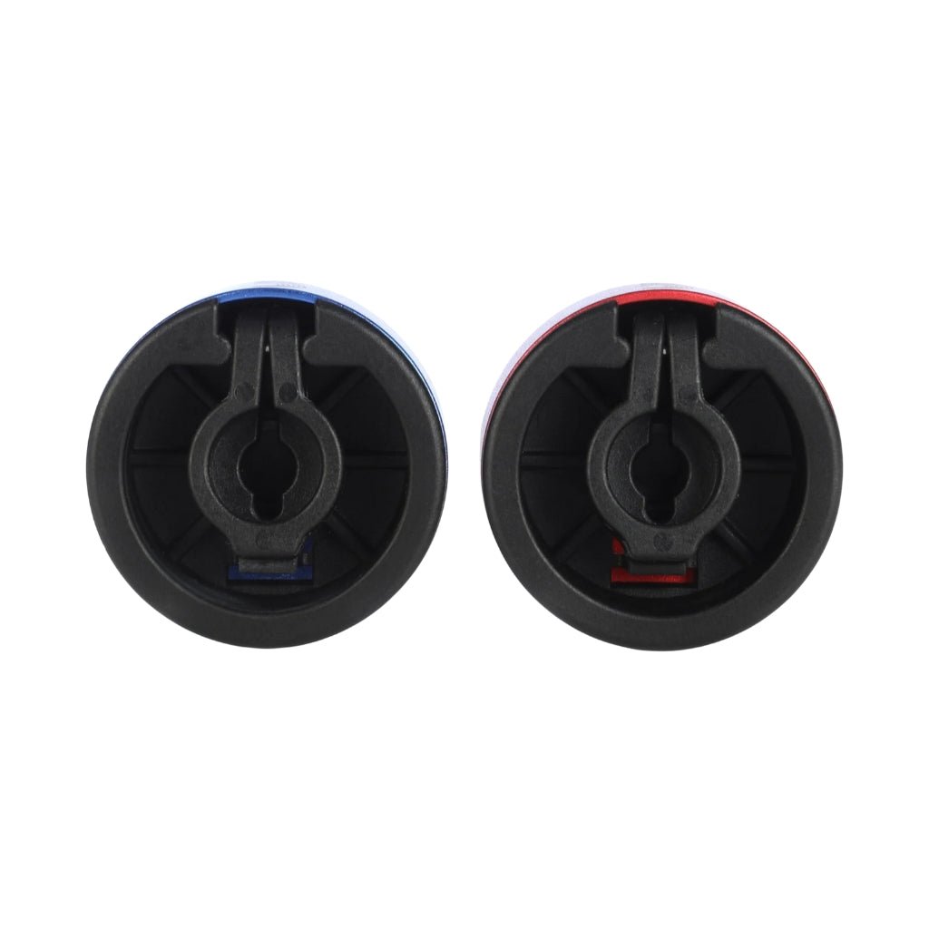 D'Addario XPND Footswitch Topper - Blue/Red 2-Pack Pedal & Pedalboard Accessories Sky Music