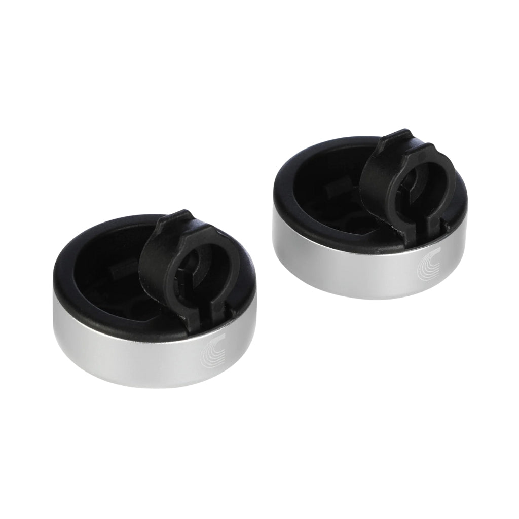 D'Addario XPND Footswitch Topper - Silver 2-Pack Pedal & Pedalboard Accessories Sky Music