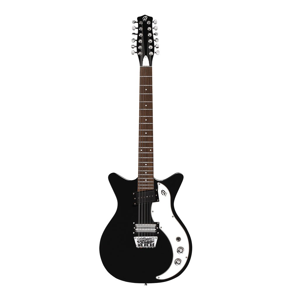 Danelectro '59 Vintage 12-String Electric Guitar - Black Sparkle Electric Guitars Sky Music