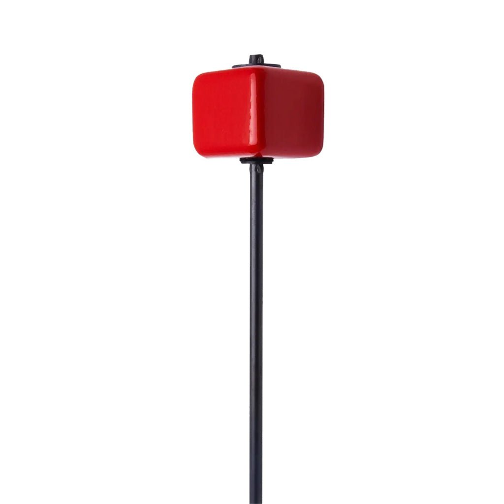 Danmar Cube Bass Drum Beater - Red Hard Wood Drum Accessories Sky Music