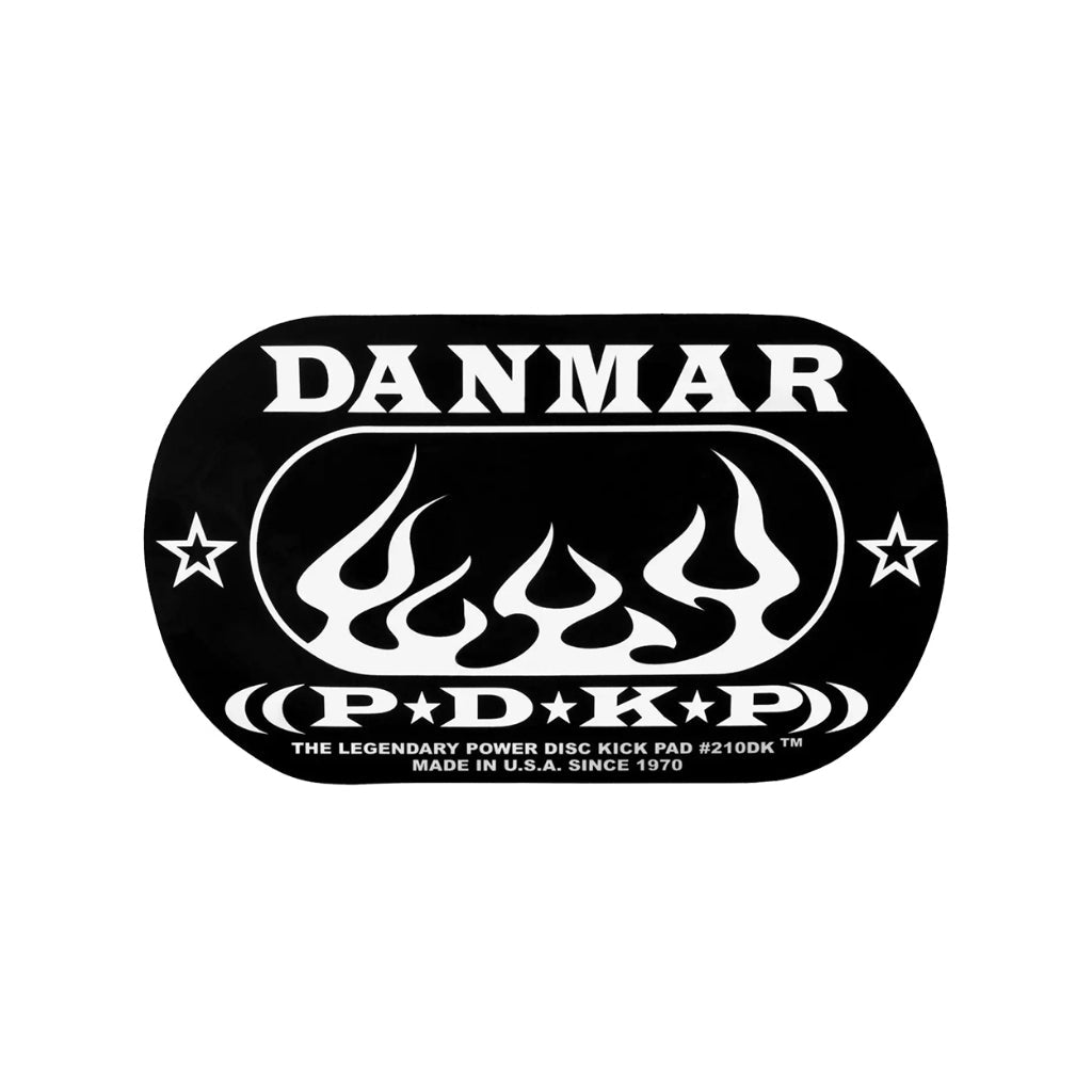 Danmar Double Power Disk Kick Pad - Flame Drum Accessories Sky Music