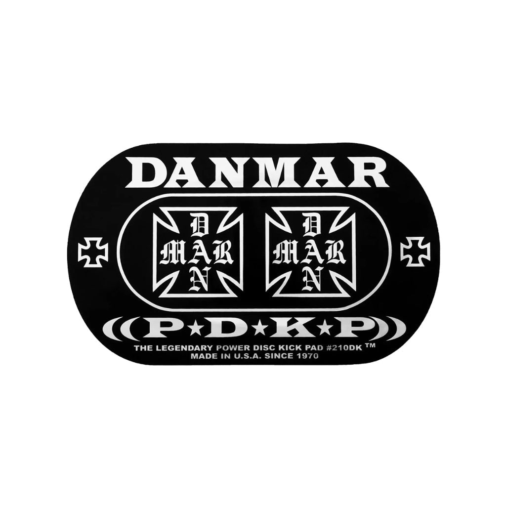 Danmar Double Power Disk Kick Pad - Iron Cross Drum Accessories Sky Music