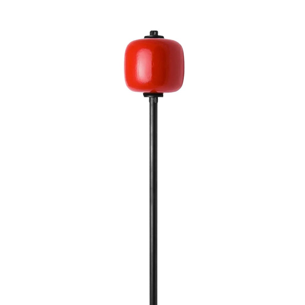 Danmar Hard Wood Black Shaft Bass Drum Beater - Red Drum Parts Sky Music