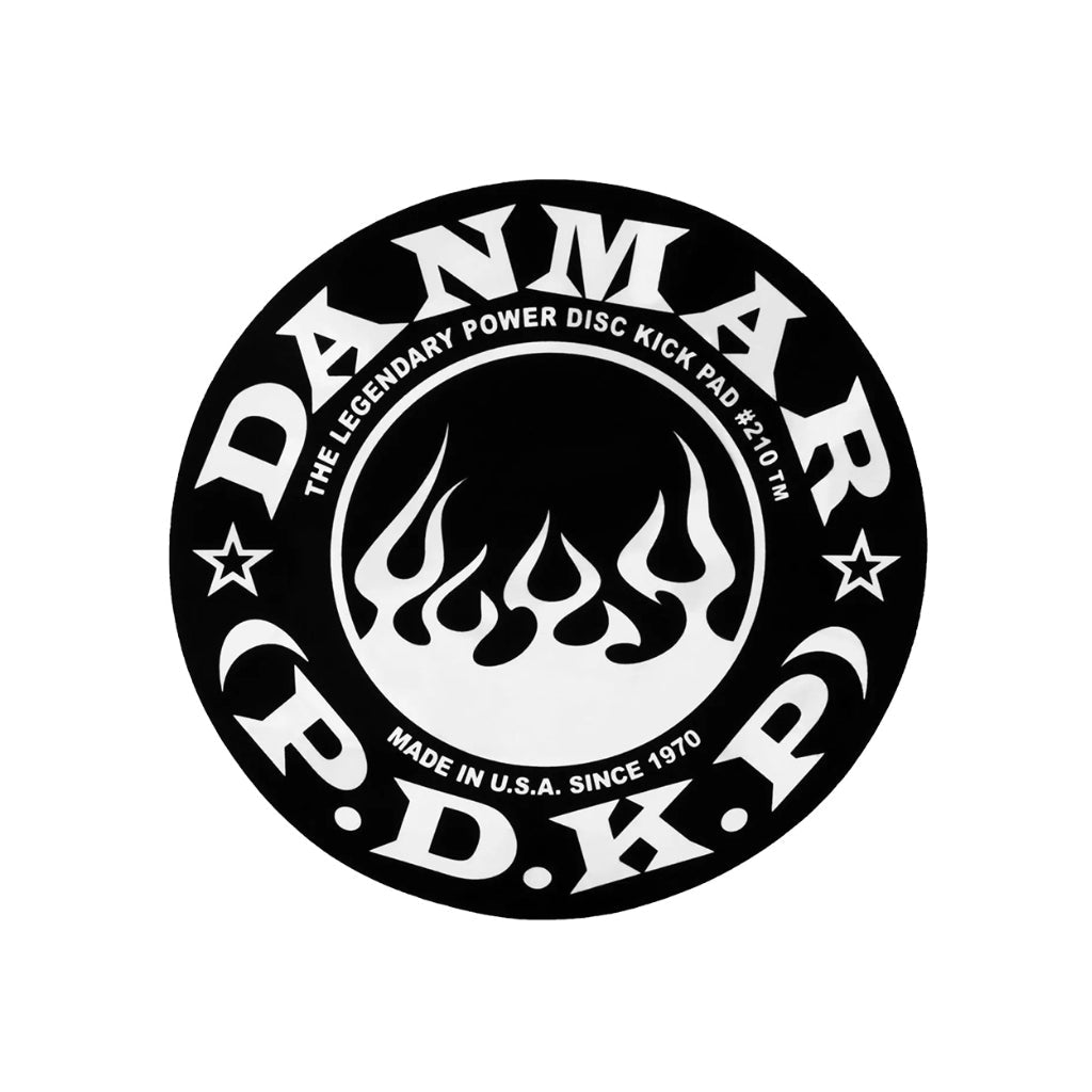 Danmar Single Power Disk Kick Pad - Flame Drum Accessories Sky Music