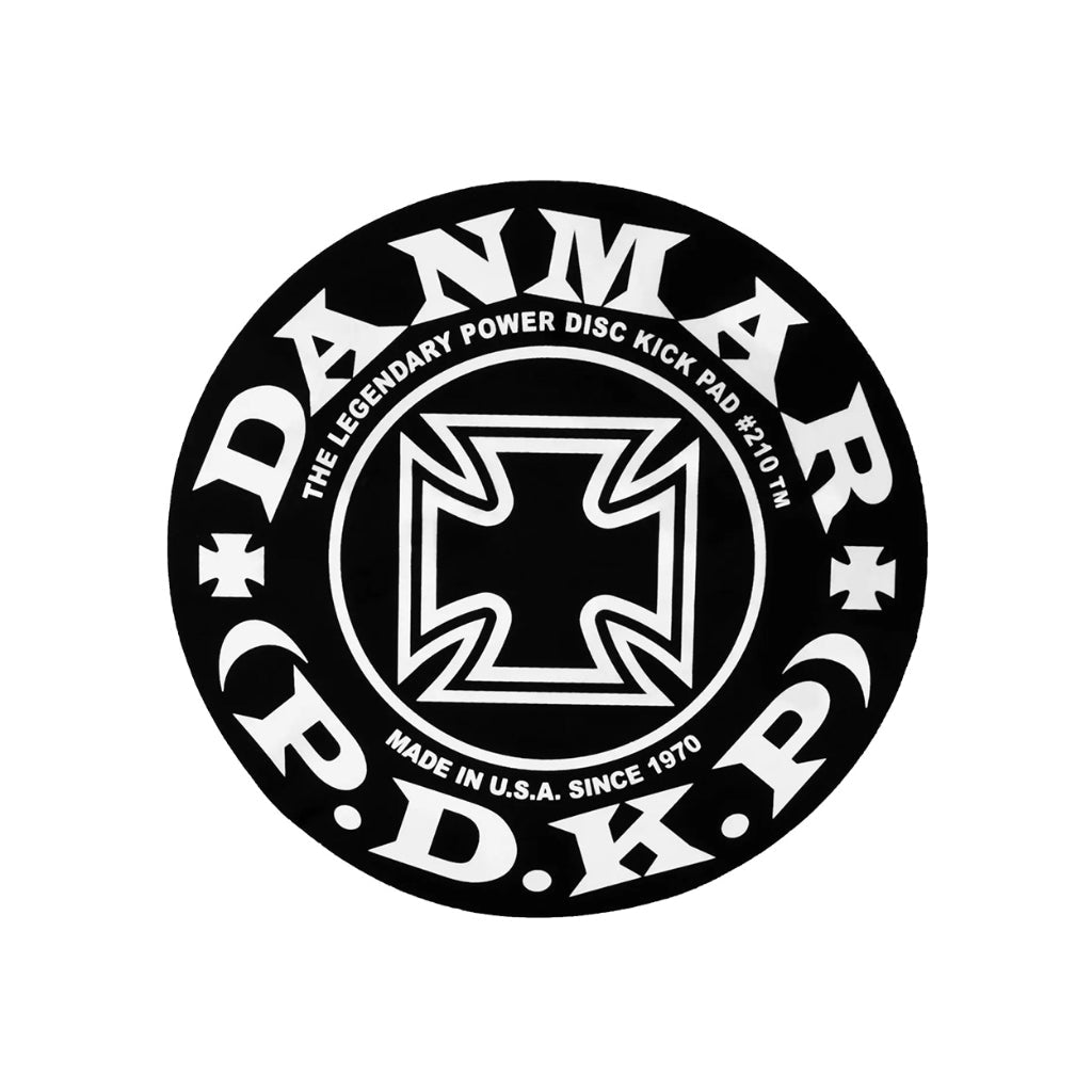 Danmar Single Power Disk Kick Pad - Iron Cross Drum Accessories Sky Music