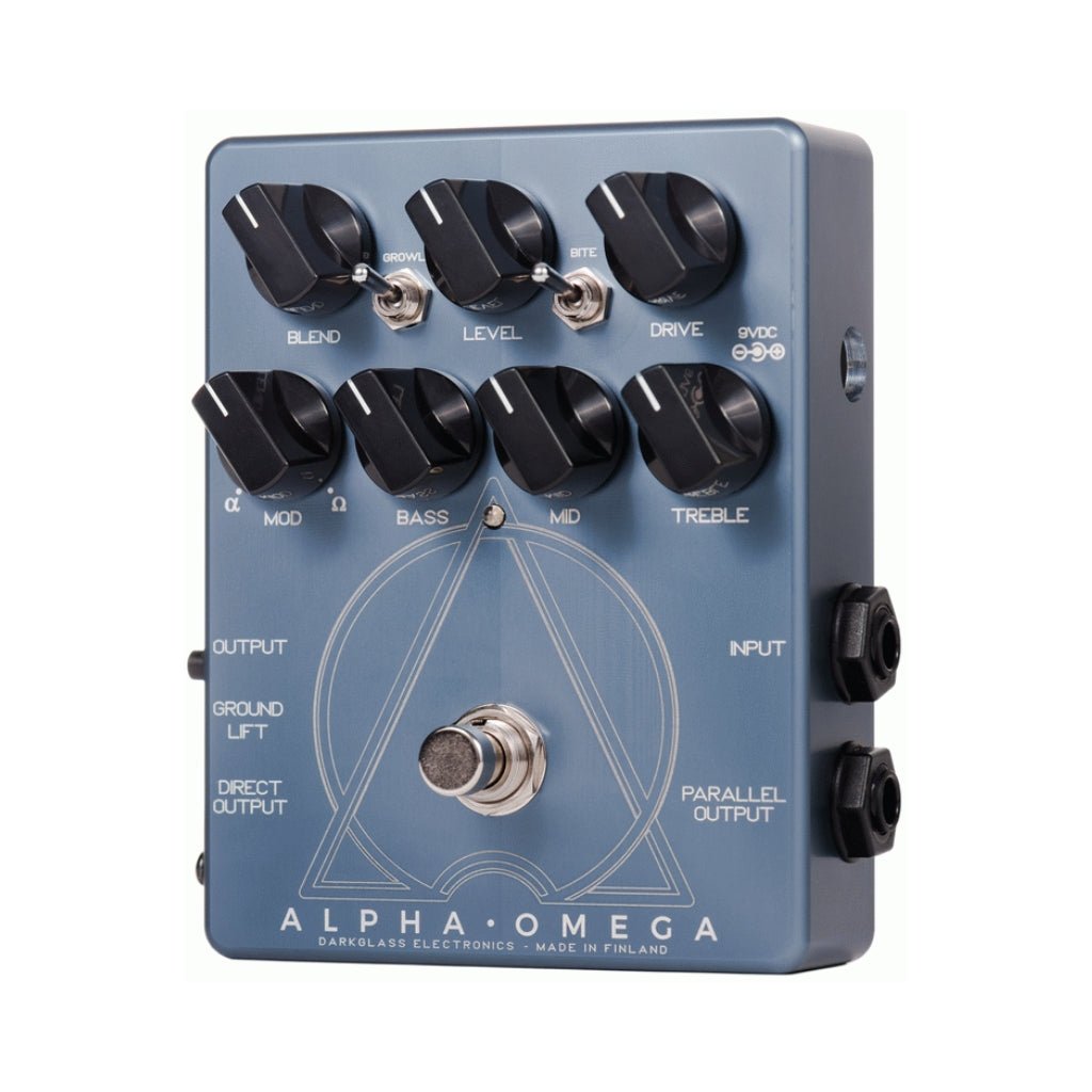 Darkglass Alpha Omega Dual Bass Preamp DI and Overdrive Pedal Effects Pedals Sky Music