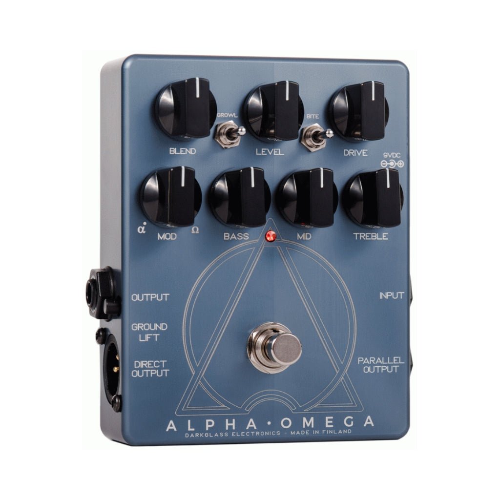 Darkglass Alpha Omega Dual Bass Preamp DI and Overdrive Pedal Effects Pedals Sky Music