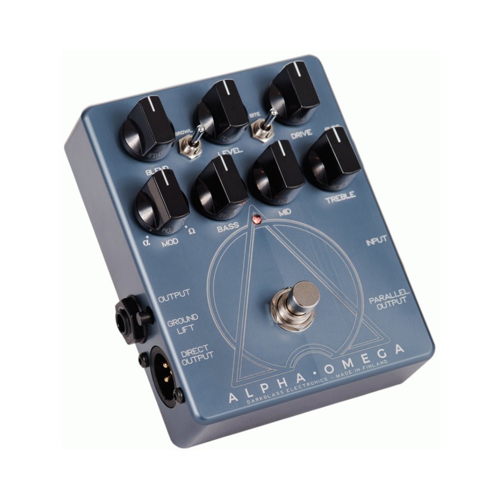 Darkglass Alpha Omega Dual Bass Preamp DI and Overdrive Pedal Effects Pedals Sky Music