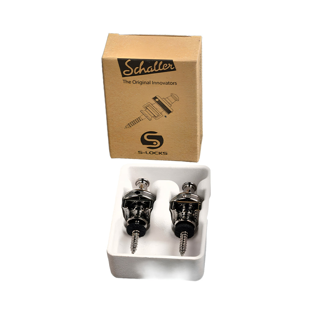 Schaller S-Lock M Strap Lock Pair - Ruthenium
